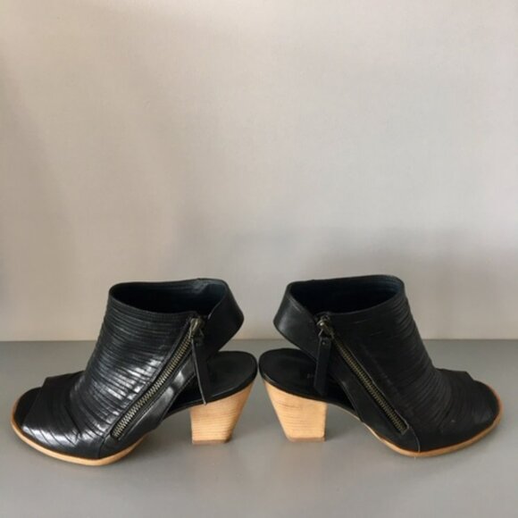 Paul Green Cayanne black leather shooties size 4.5 (7 us) - Picture 4 of 16